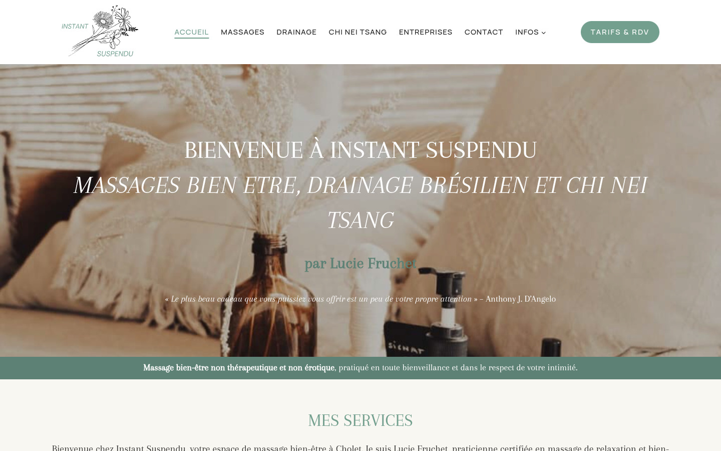 Instant Suspendu : vue ordinateur