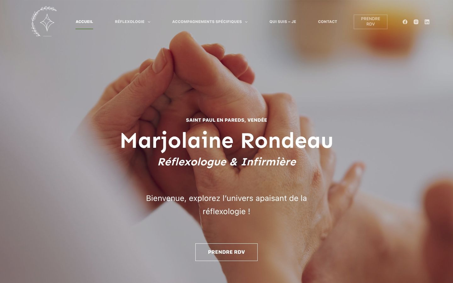 Marjolaine Rondeau : vue ordinateur