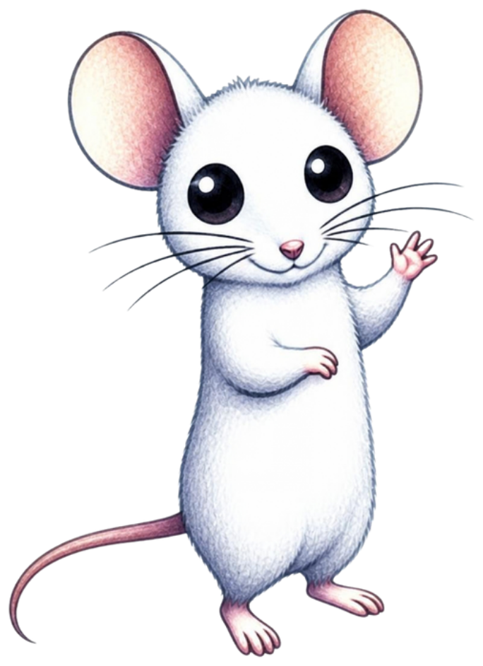 Powie, la mascotte poweb, fait coucou